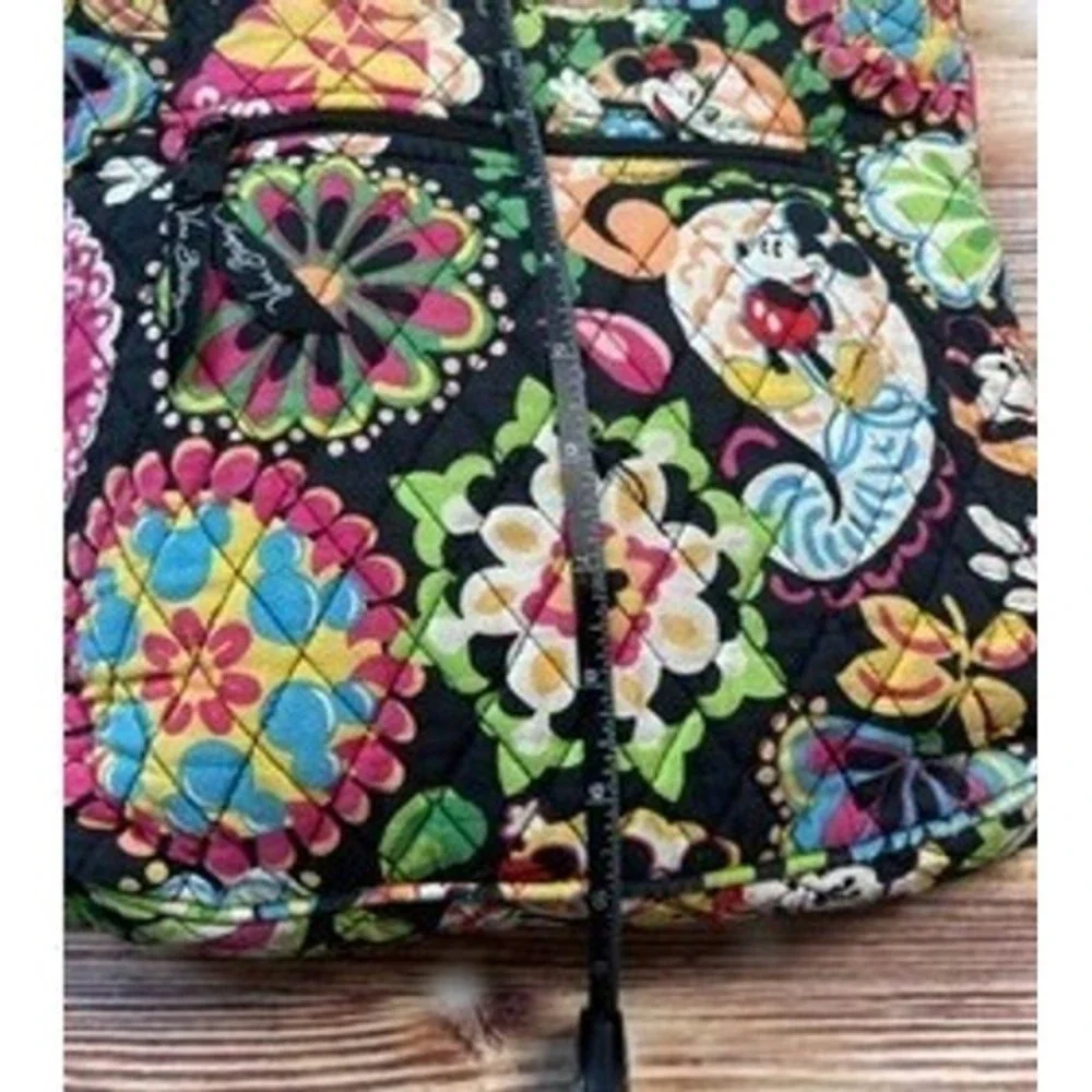 Vera Bradley‎ Disney Mickey Mouse Paisley Celebration Quilted Hipster Crossbody